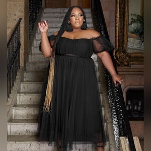 Black Party Skirt Set